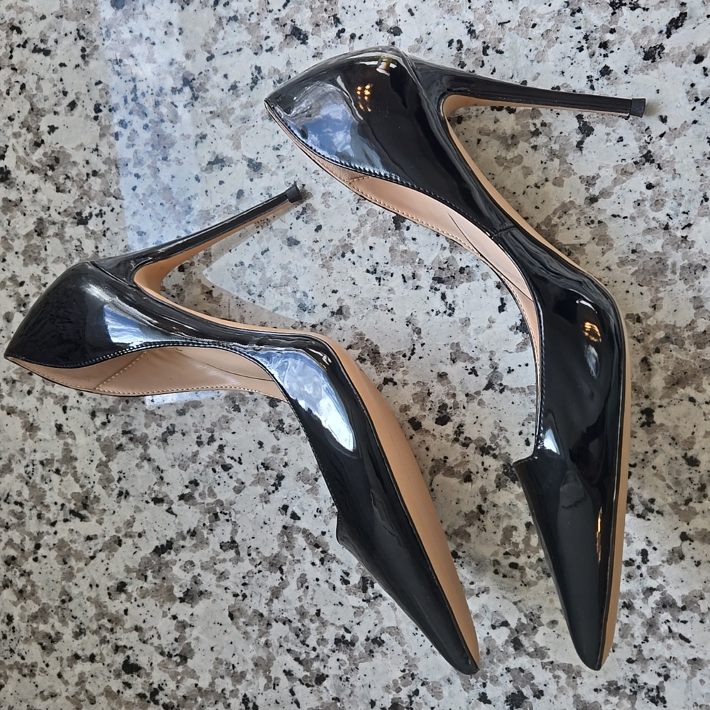 Elegant Black Shofoo Stiletto Heels - Picture 4 of 11